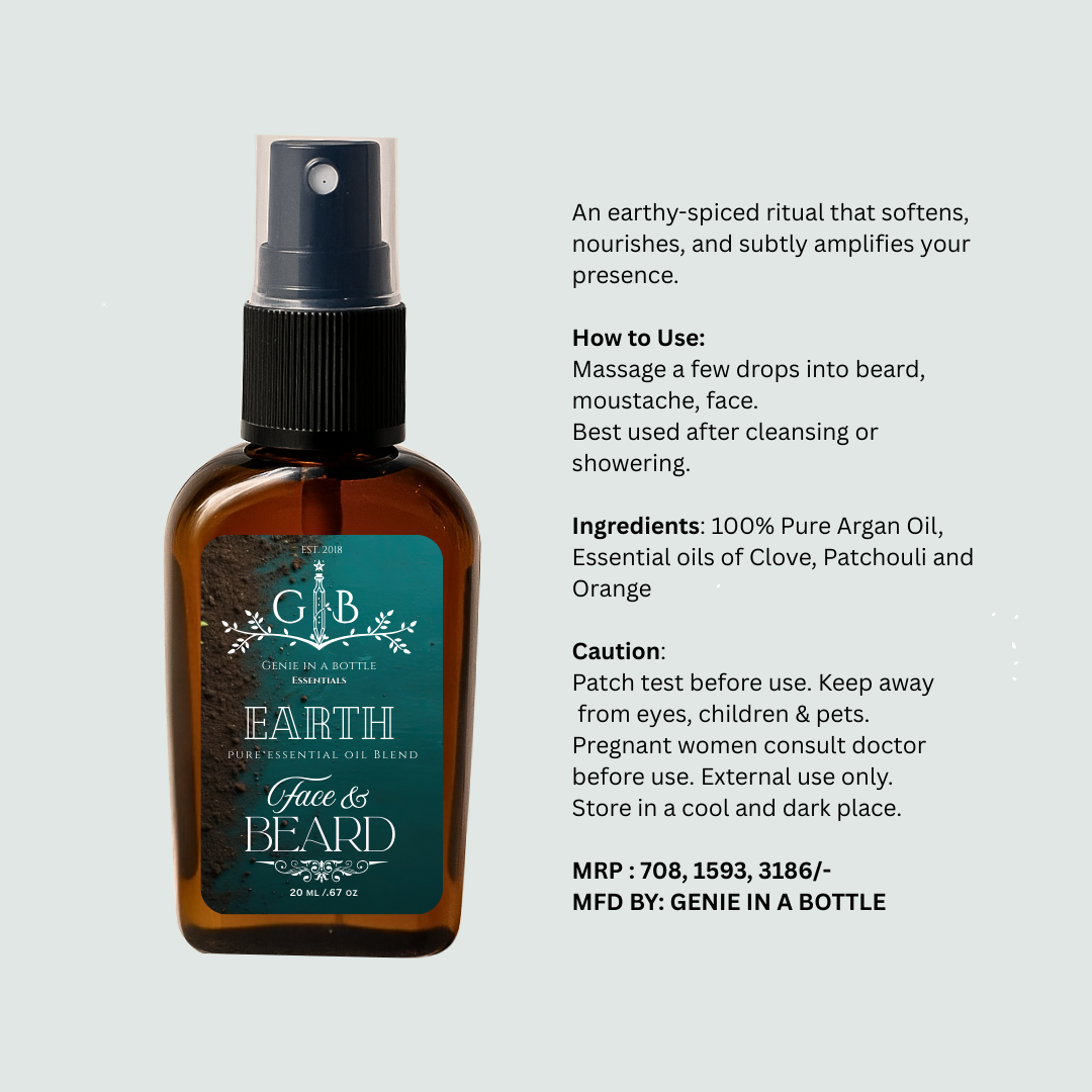 Earth - Beard/Moustache/Aftershave/Leave-in Conditioner